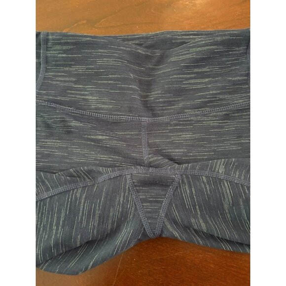 Athleta Striated Revelation Blue/Gray Workout Leggings Size Small TALL Long - Picture 6 of 11